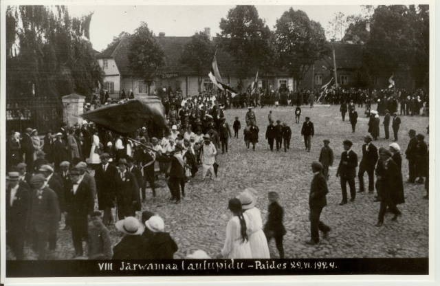 fotokoopia Järvamaa VIII laulupidu 1924