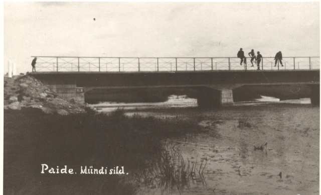 fotokoopia, Mündi sild Paide lähistel 1930-ndatel a.
