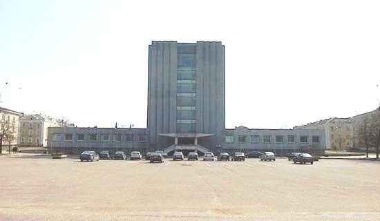 Former administrative building Kohtla-Järve Rsn tk and ECB building Ida-Viru county Kohtla-Järve city Keskallee 19