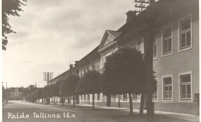 fotokoopia, Paide Algkool (Kohtuhoone) Tallinna tänaval 1930-ndatel a.