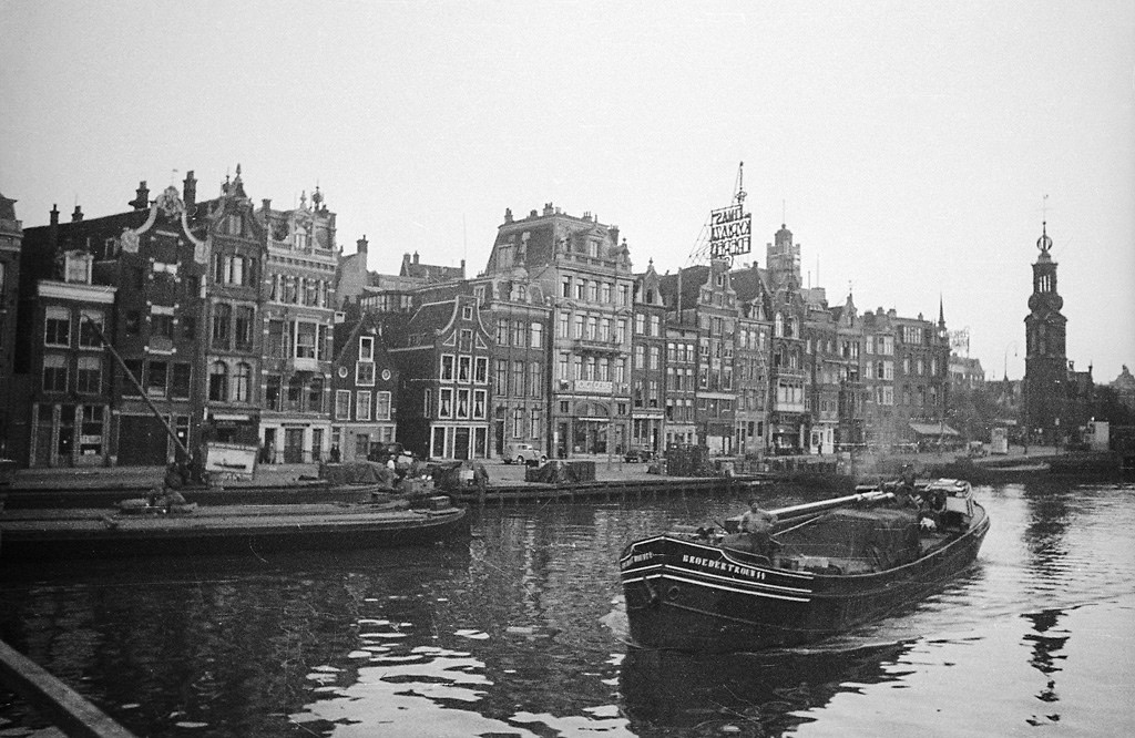 Canal at Singel, Amsterdam, the Netherlands