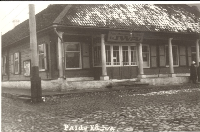 fotokoopia, Paide Kaubatarvitajate Ühisus "Iva" hoone 1930-ndatel a.