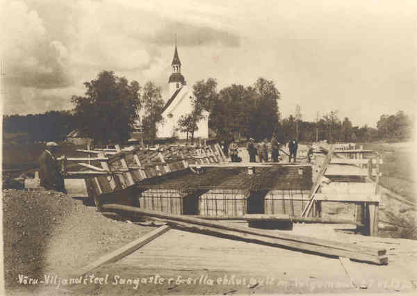 Foto Sangaste raudbetoonsild Valgamaal