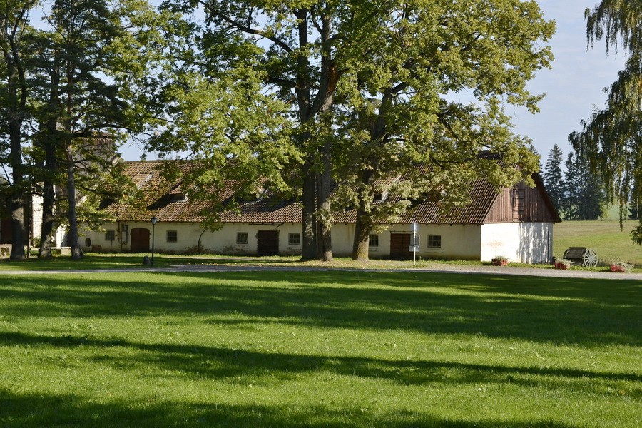 The garden of Sangaste Manor