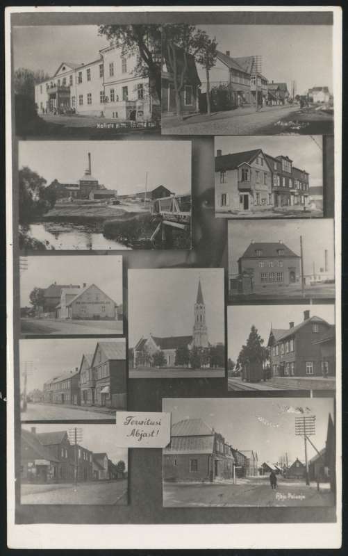fotopostkaart, Halliste khk, Abja-Paluoja, 11 vaadet, u 1935