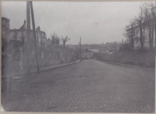 Purustatud Narva vaade, Hermanni tn., 1946