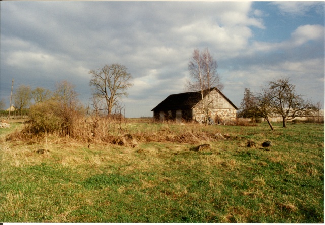 värvifoto Kareda küla vaade, Koru talu ase 1997