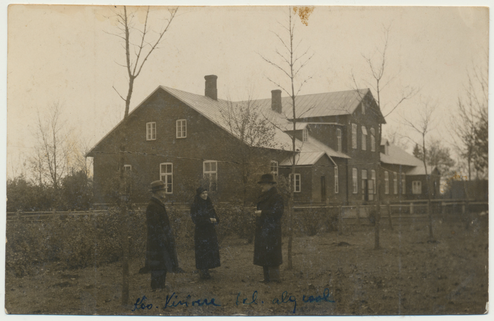 foto, Kirivere 6. klassilise algkooli hoone u 1935