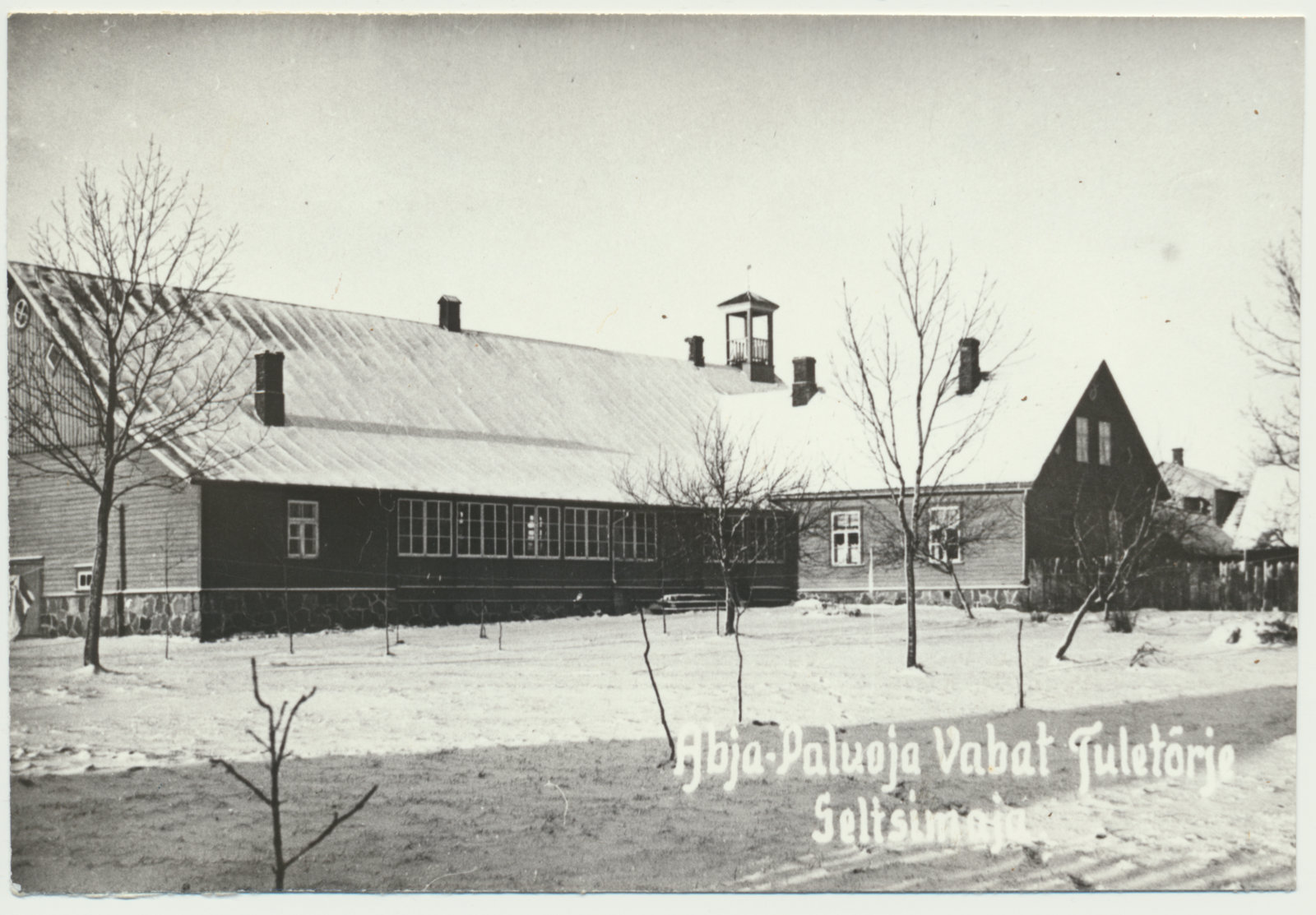 foto Halliste khk, Abja Vabatahtliku Tuletõrje Seltsi hoone u 1930