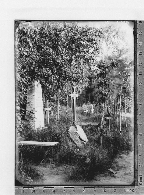 Esimese Eesti väljarändaja Laksi Tõnise haud Alatskivi surnuaias 1912