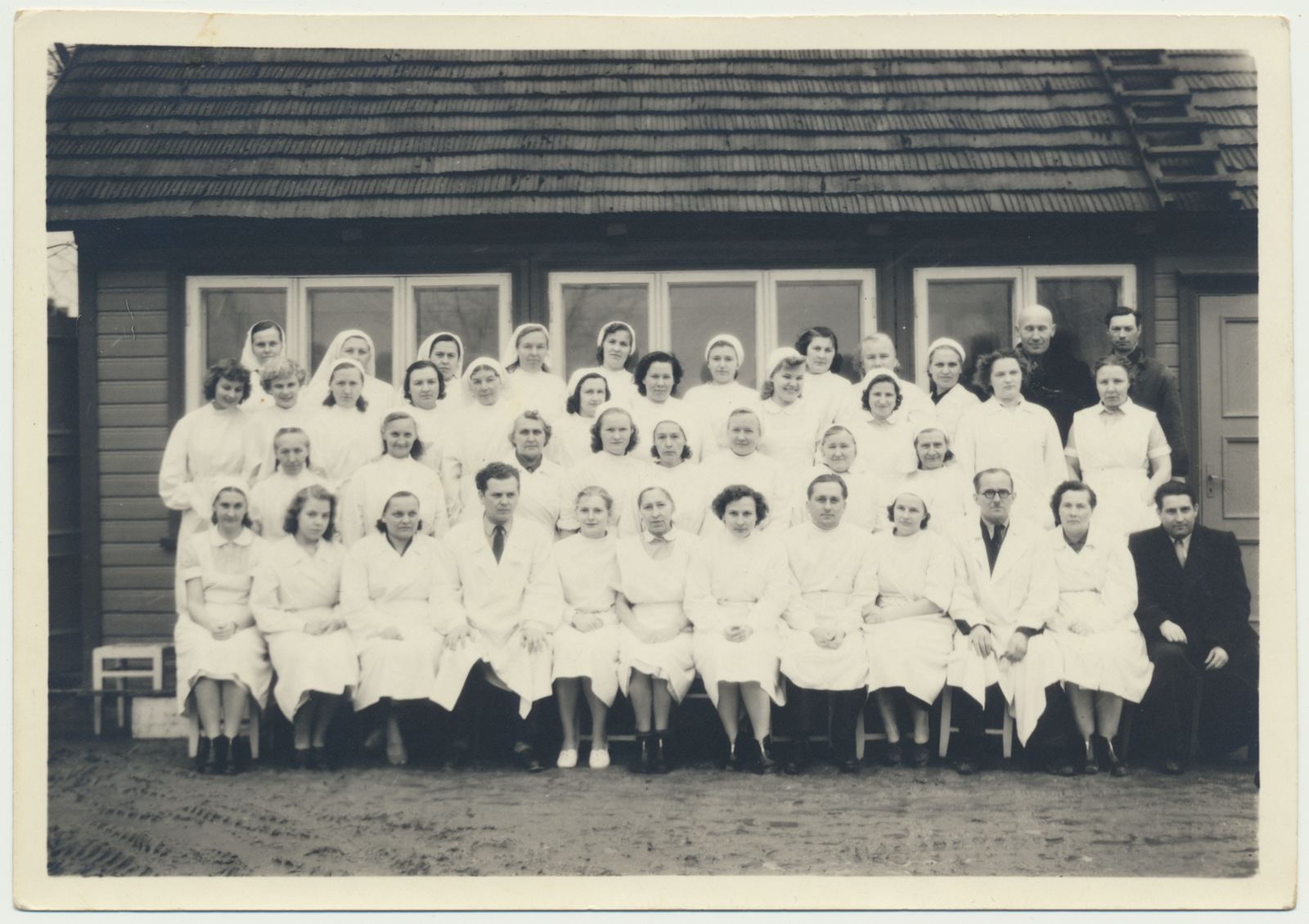 foto Abja rajoon, Abja haigla töötajad, grupp u 1961