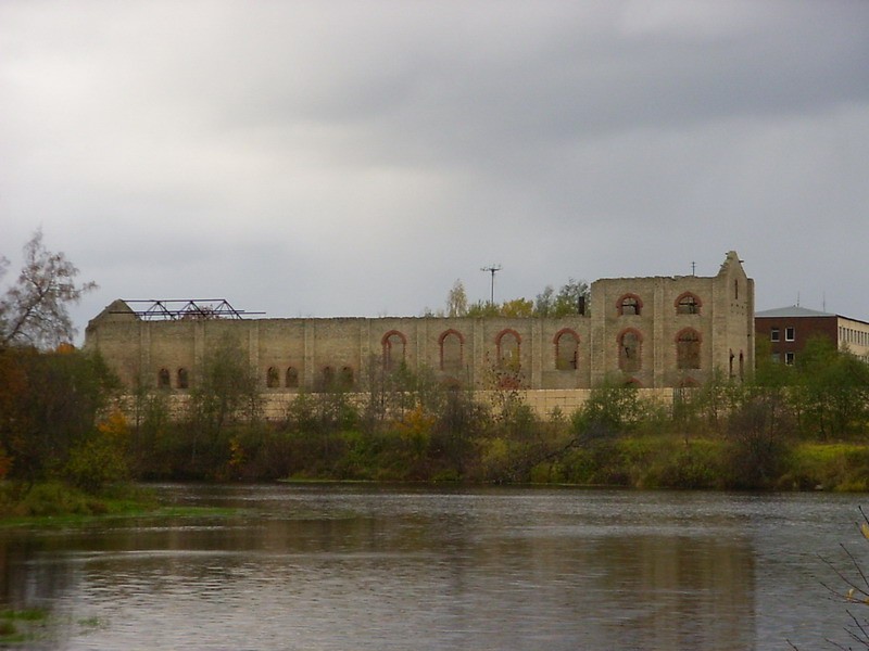 Azeri cement factory turning oven building