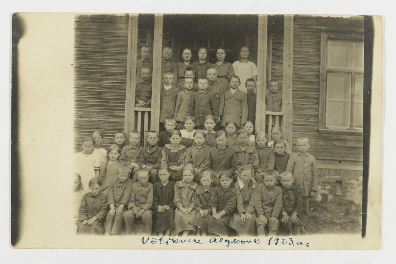 Võtikvere algkool 1923, grupipilt