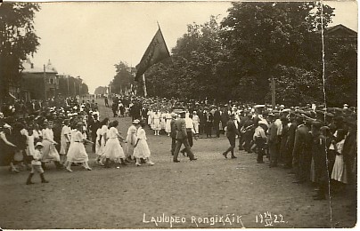 foto, Alutaguse laulupidu Narva-Jõesuus 1922.a.