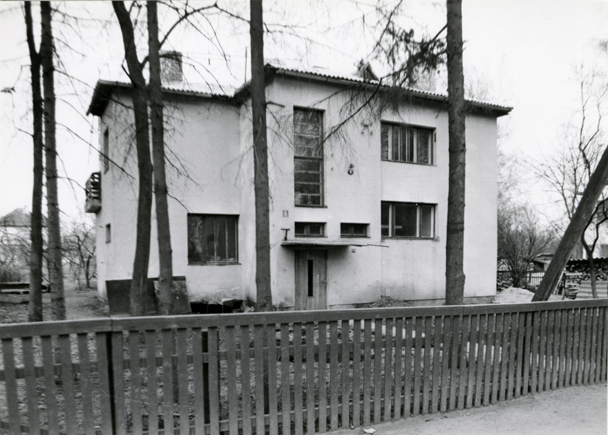 Prof Tammekannu villa Tartus, hoone vaade. Arhitekt Alvar Aalto