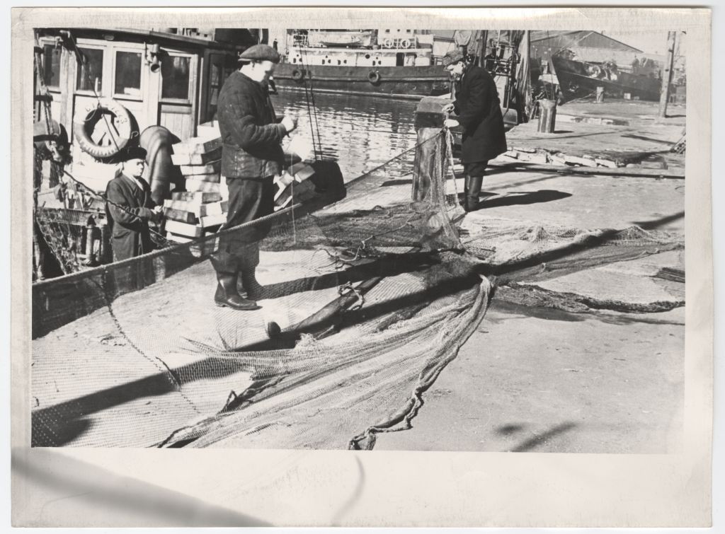 Vaade Tallinna vana kalasadama kaile 1965.a. aprillis