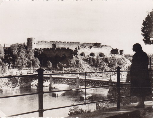 Vaade Ivangorodi kindlusele. 1950.aastail