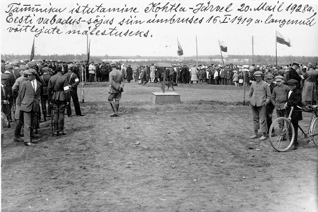 Tammiku istutamine vabadussõjas  16.01.1919 langenute mälestuseks
