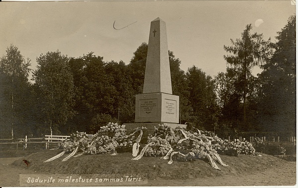 foto, Türi Vabadussõjas langenute mälestussammas
