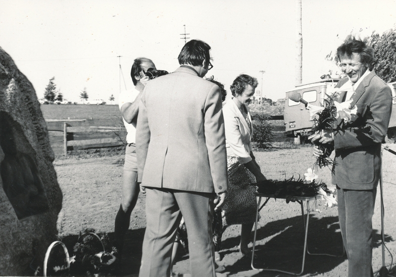 Jaan Jaago mälestuskivi avamine