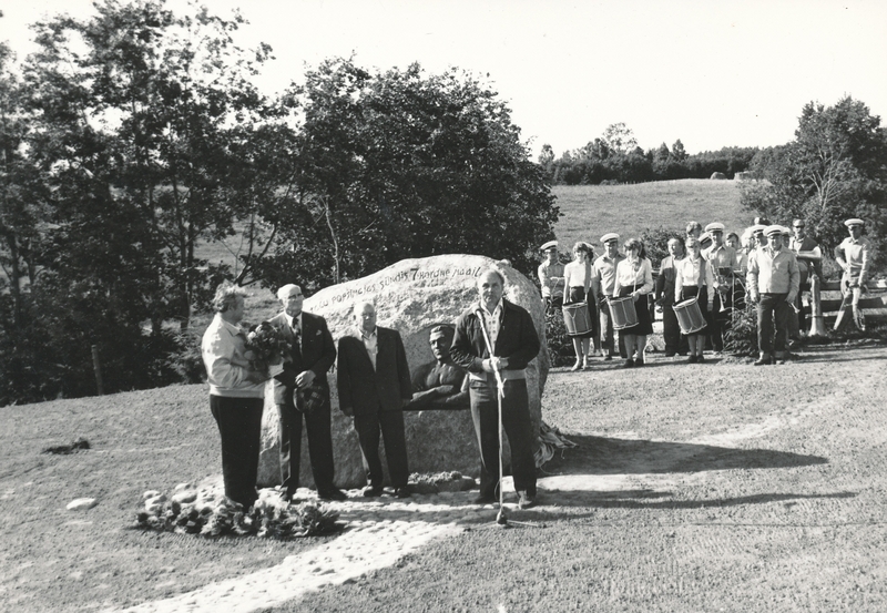 Jaan Jaago mälestuskivi avamine
