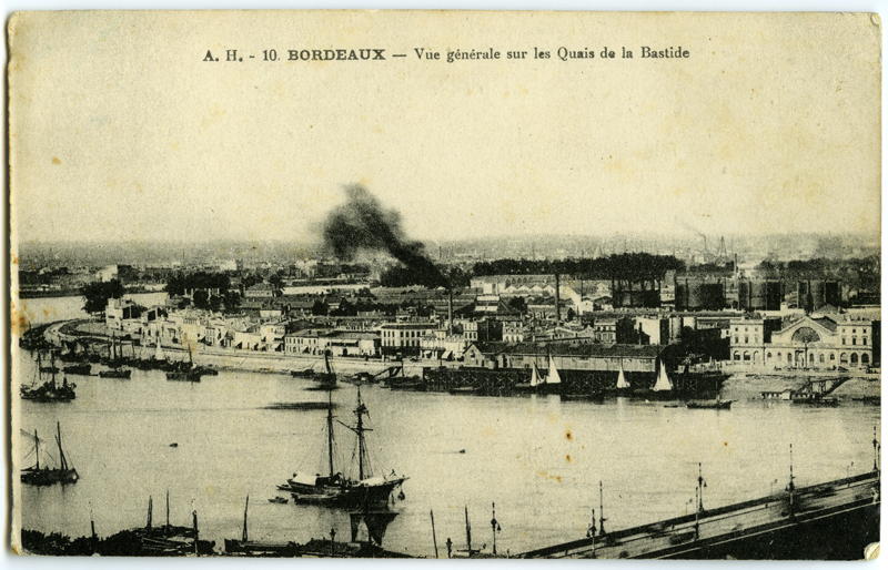 Vaade Bordeaux Bastide kaldapealsele