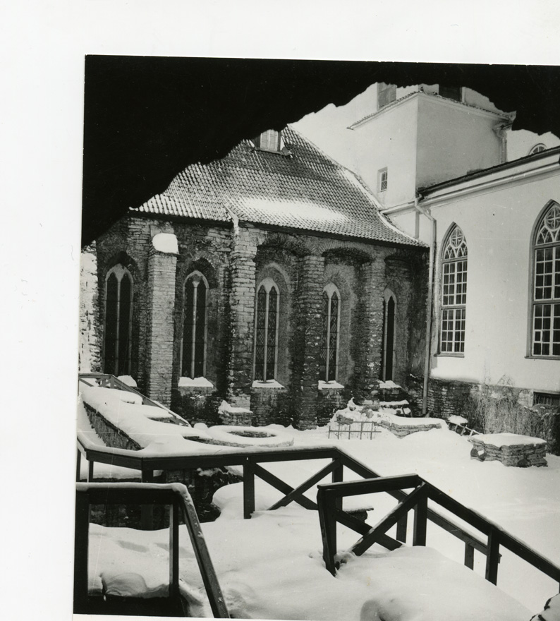 Dominiiklaste Katariina klooster, talvine siseõue vaade