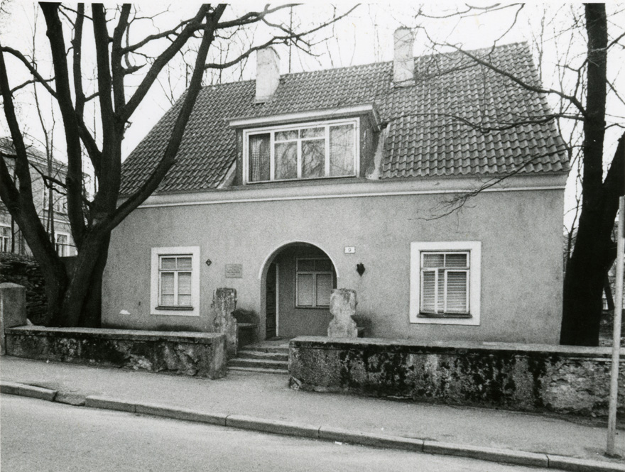 Herbert Johansoni elamu, hoone otsevaade Wismari tn-lt. Arhitekt Herbert Johanson