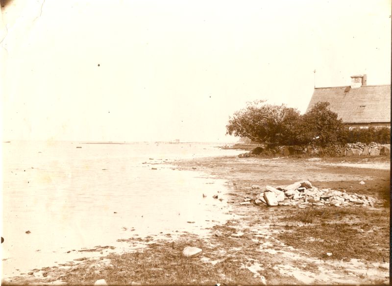 Foto. Steinmanni maja Haapsalus Kalda tänava ja Õhtu Kalda nurgal. u 1900.