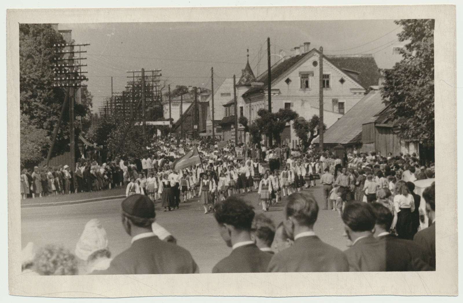 foto Viljandi koolinoorte kevadpidu 1963, foto A.Kiisla