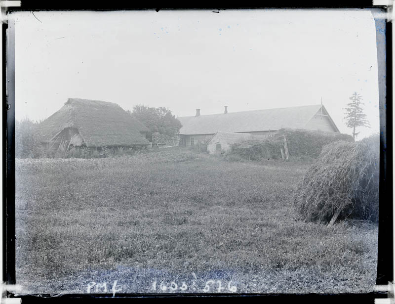 klaasnegatiiv, Mikko talu hooned, Lõõla 1914.a.