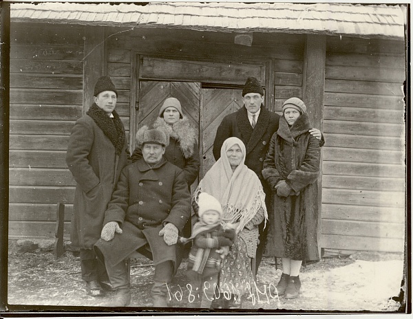 klaasnegatiiv, Tooma rahvas, Lõõla 1931.a.