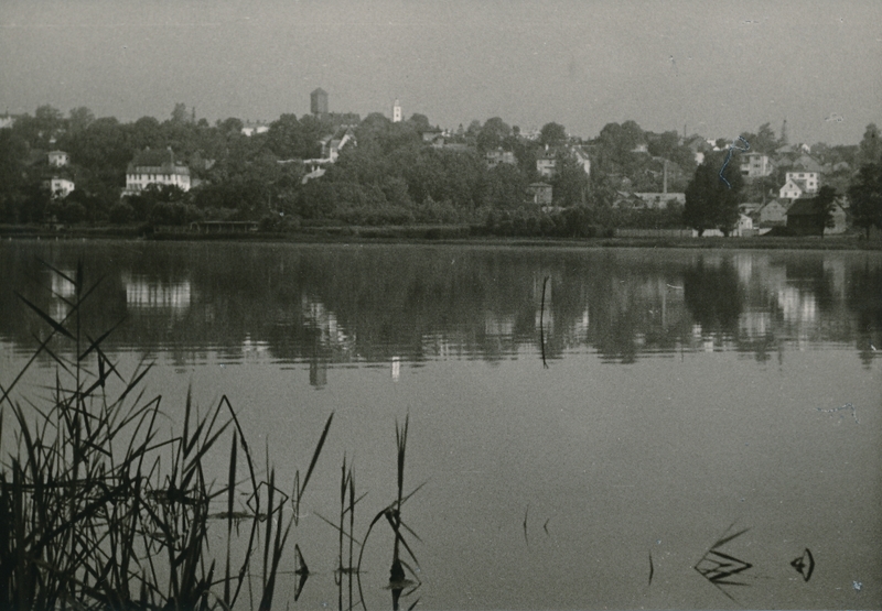 foto, Viljandi, järv ja linn, 1960, foto A. Kiisla