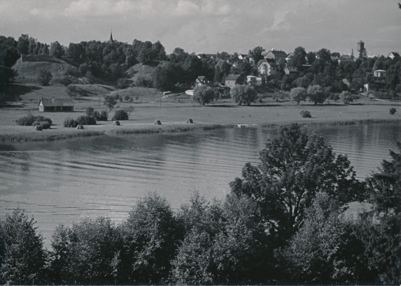 foto, Viljandi, järv ja linn, 1960, foto A. Kiisla