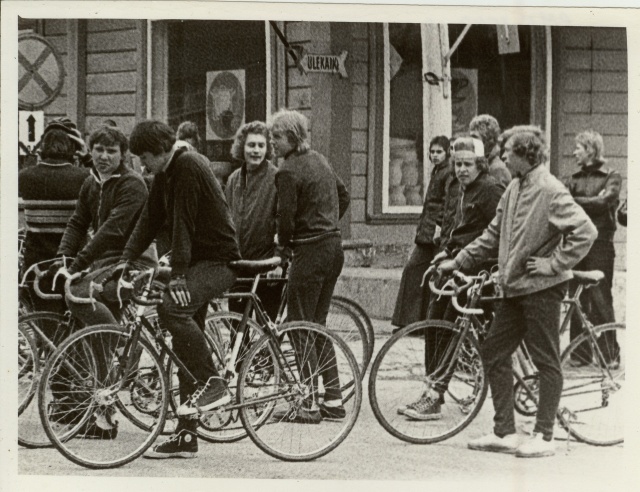 foto jalgrattavõistlused Paides 1969