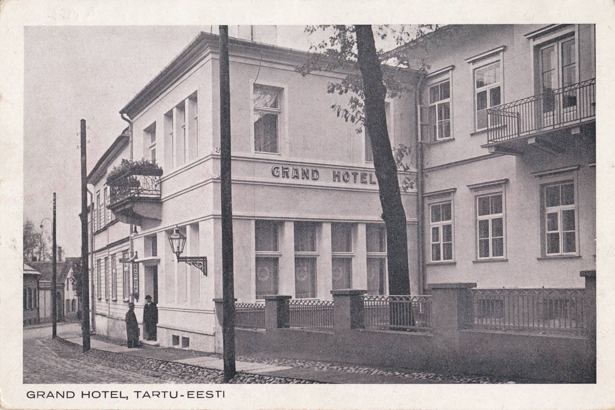 Grand Hotel (Vallikraavi t). Tartu, 1920-1940.