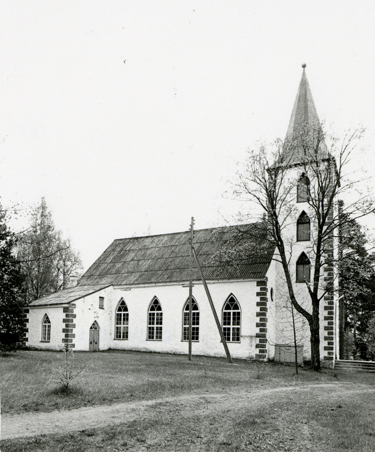 Pindi Jaani kirik, vaade põhjast. Arhitekt J.G. Mühlenhausen