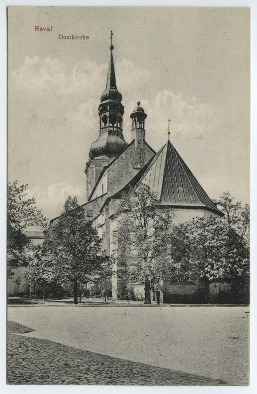 Tallinna Toomkirik, vaade kagust (Toomrüütli tn poolt).