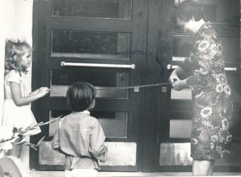 Foto. Haapsalu 5. lastepäevakodu avamine 1979. a.
Foto: Harles Pilter.