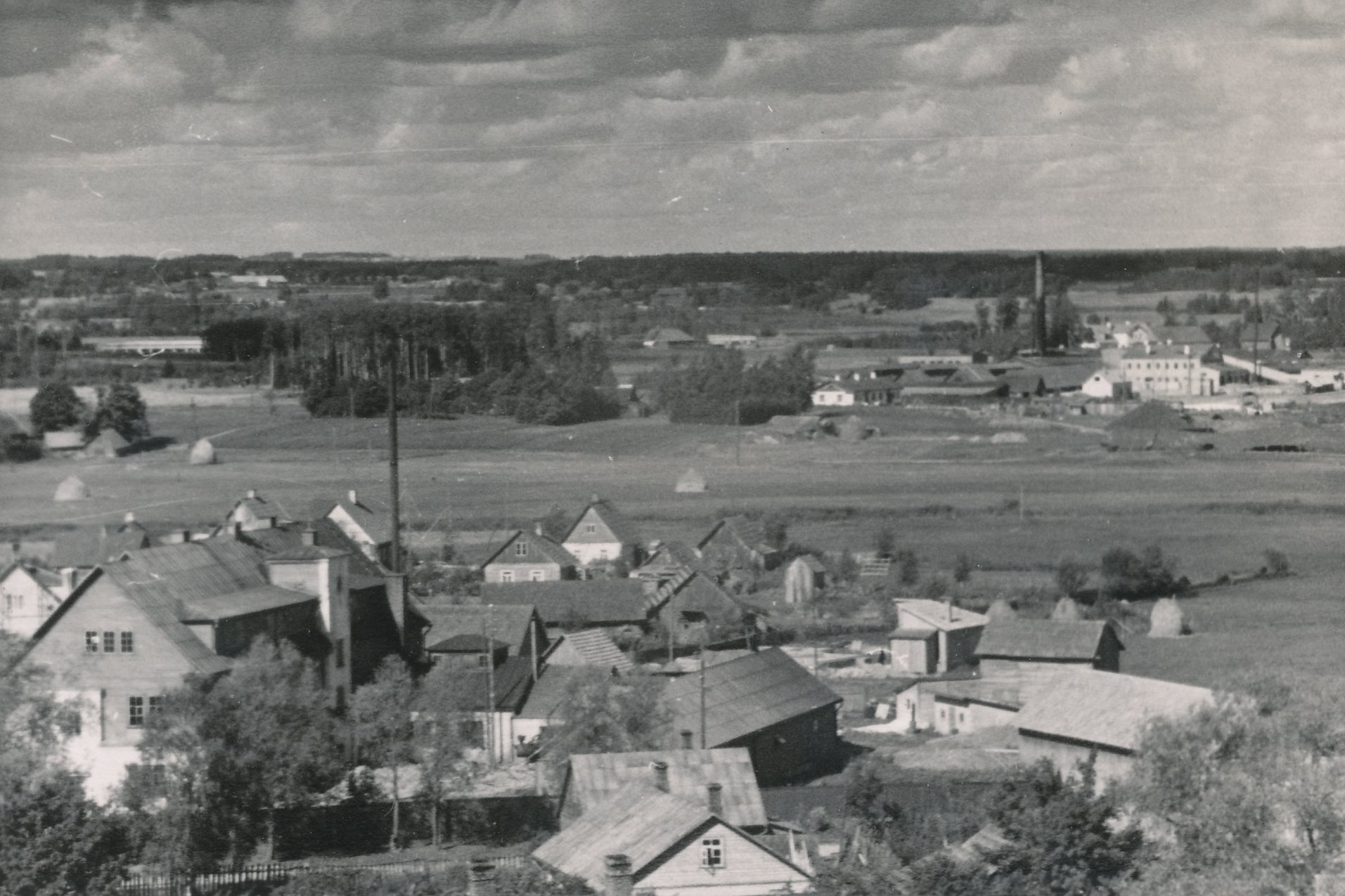 Foto Vaade tellisetehasele Võrukivi 1960.tel