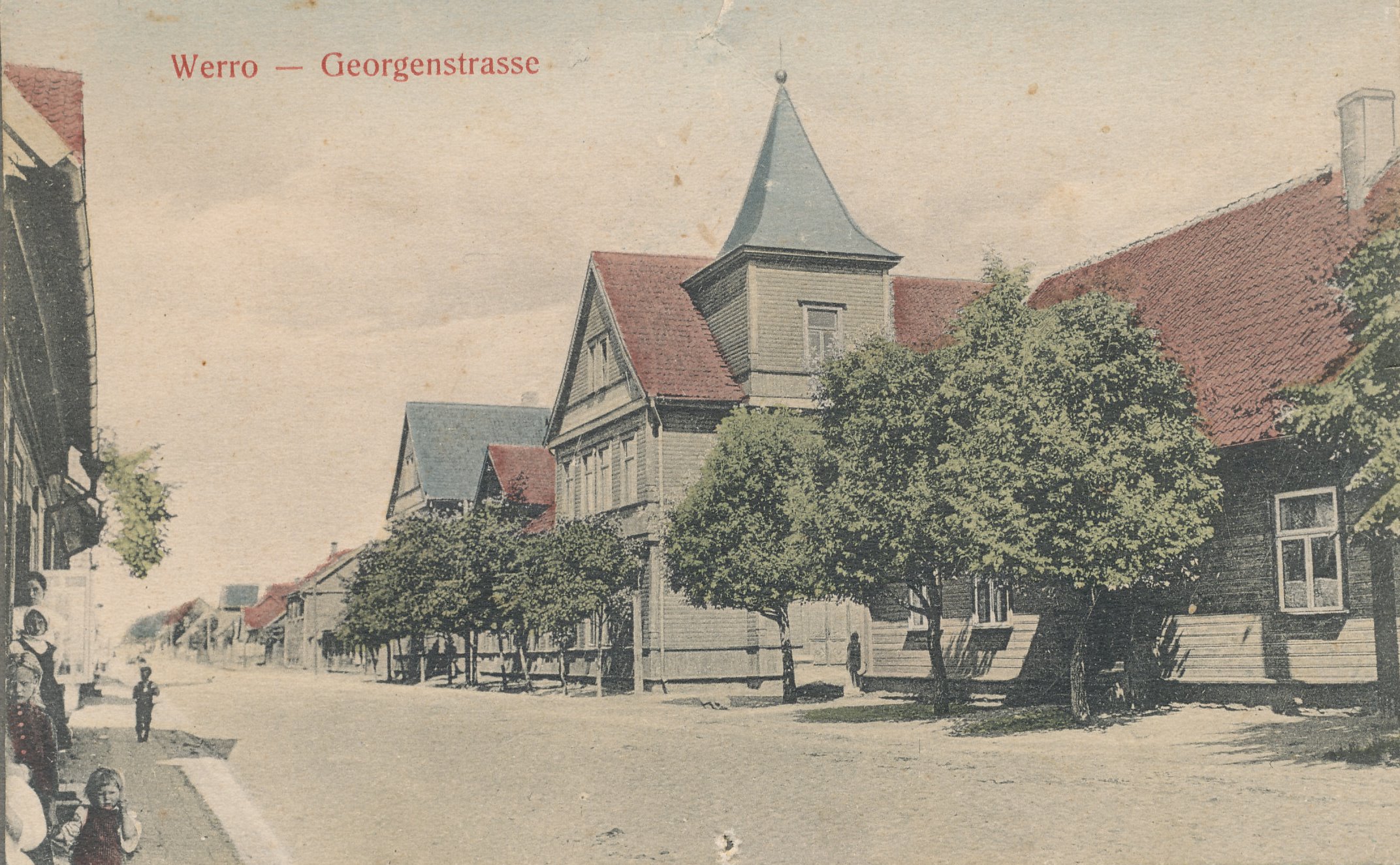 Foto Werro- Georgenstrasse  1910.a.