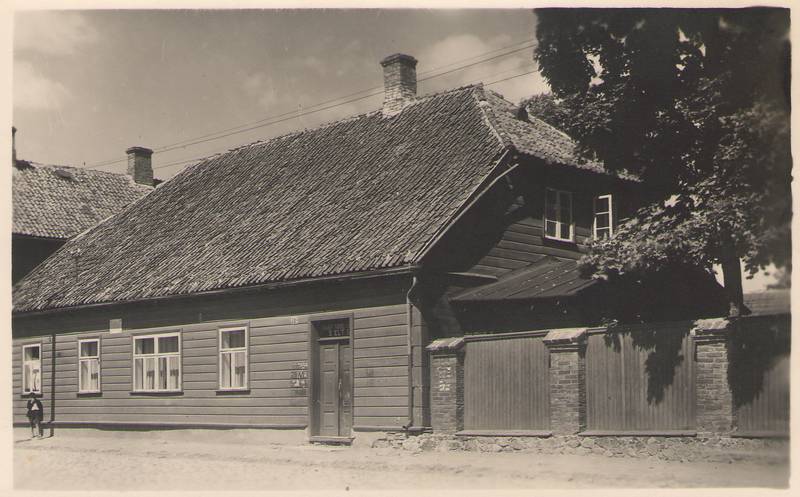 Foto. Dr. Fr. R. Kreutzwaldi elumaja Võrus.