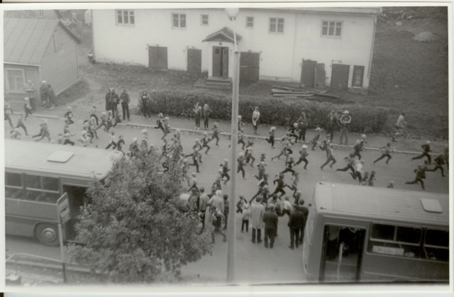 foto ja negatiiv Paide-Türi rahvajooks 1985