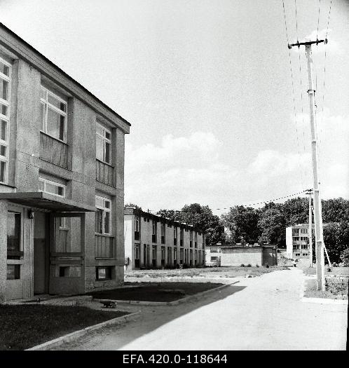 View of buildings in Kuremaa settlement 1976