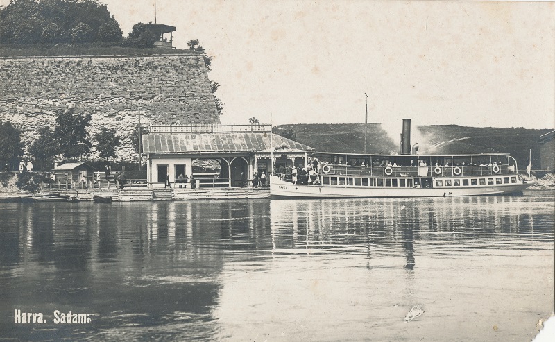 fotopostkaart, Narva sadam.