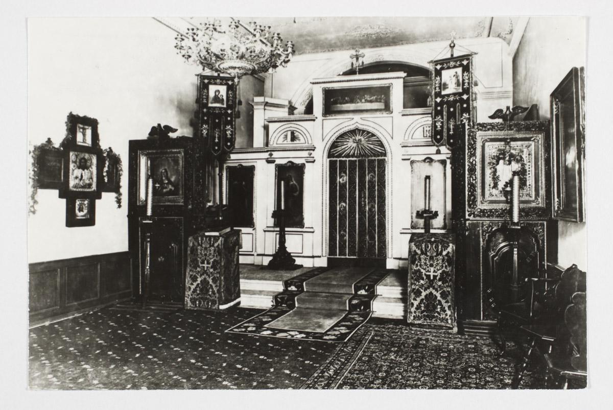Keila-Joa. Joa mõisa kiriku sisevaade 1924. aastal.