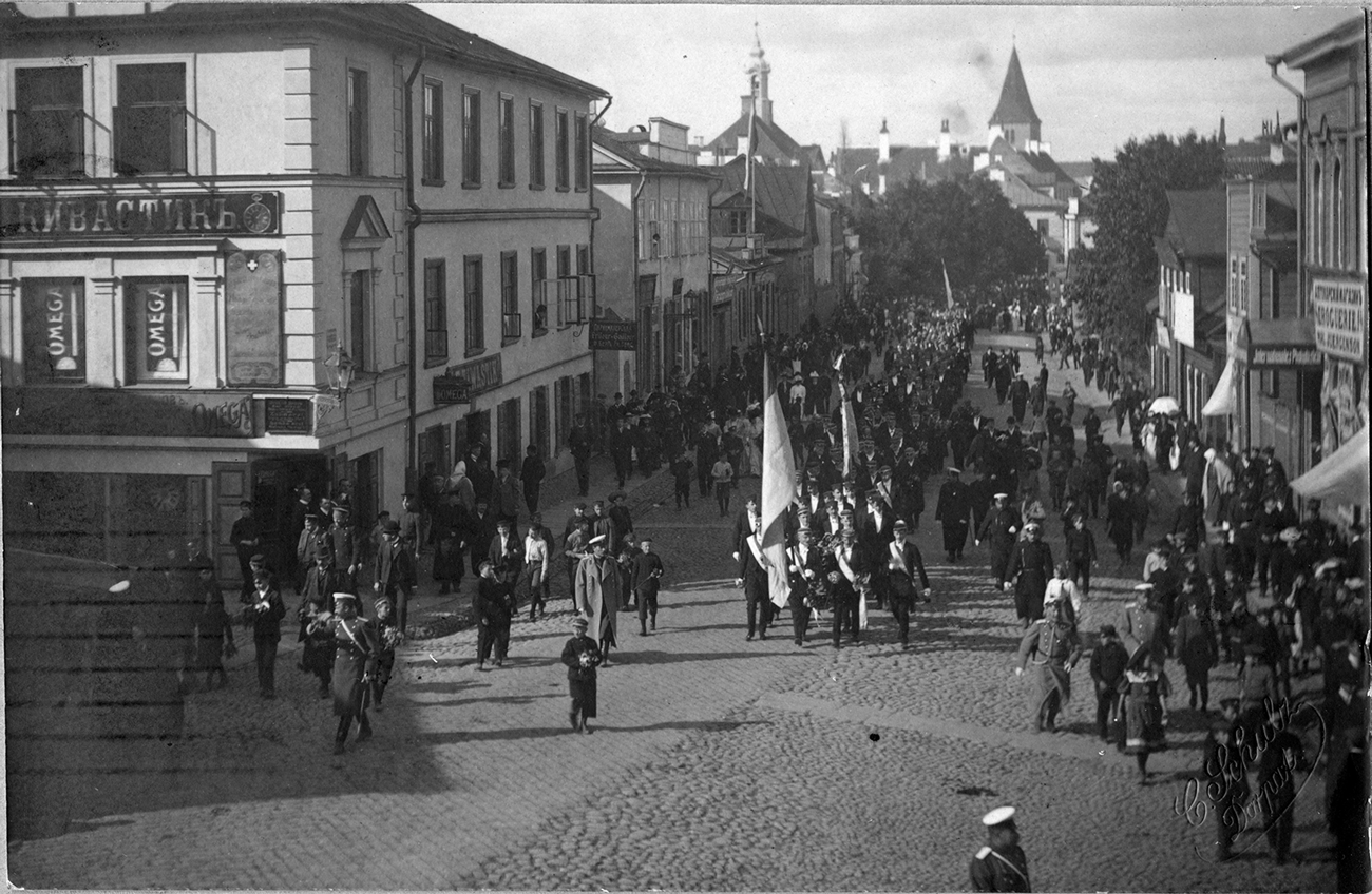 Korp! Curonia 100. aastapäeva pidustused Tartus 1908. aastal