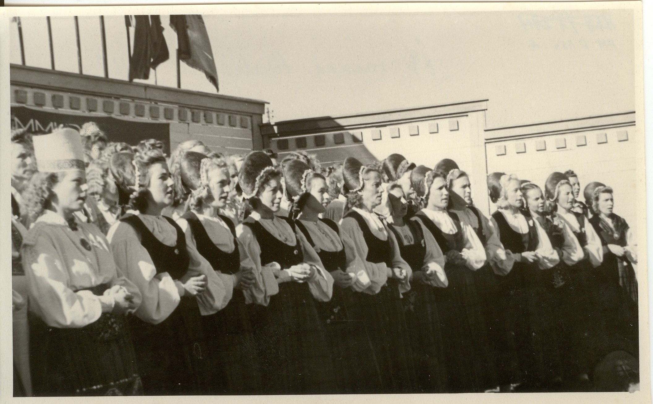 foto, Järvamaa 15. maakondlik laulupäev 10.07.1949.a.
