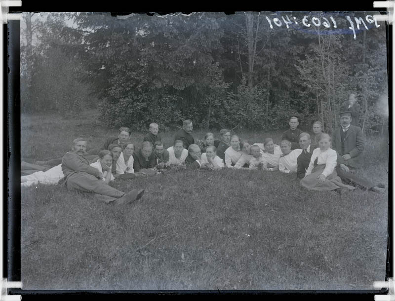 klaasnegatiiv, Johannes Loo pulmad 1912.a.