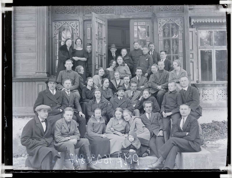 klaasnegatiiv, Vahi Põllutöökoolis, 1920-ndad a.